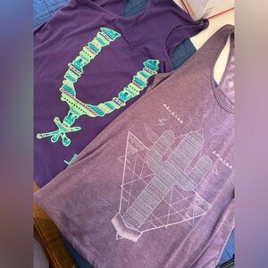 Lot of 3 “cowgirl” tank tops size Medium